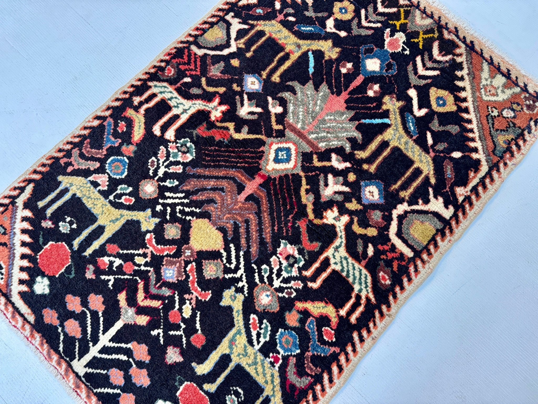 Persian Ilam Rug | 2' 6” x 3' 7" - Rug the Rock - 