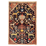Persian Ilam Rug | 2' 6” x 3' 7" - Rug the Rock - 