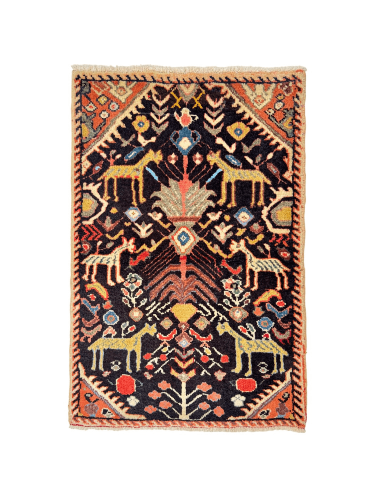 Persian Ilam Rug | 2' 6” x 3' 7" - Rug the Rock - 