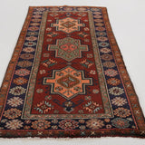 Persian Jozan Rug | 3' 11" x 7' 8" - Rug the Rock - 