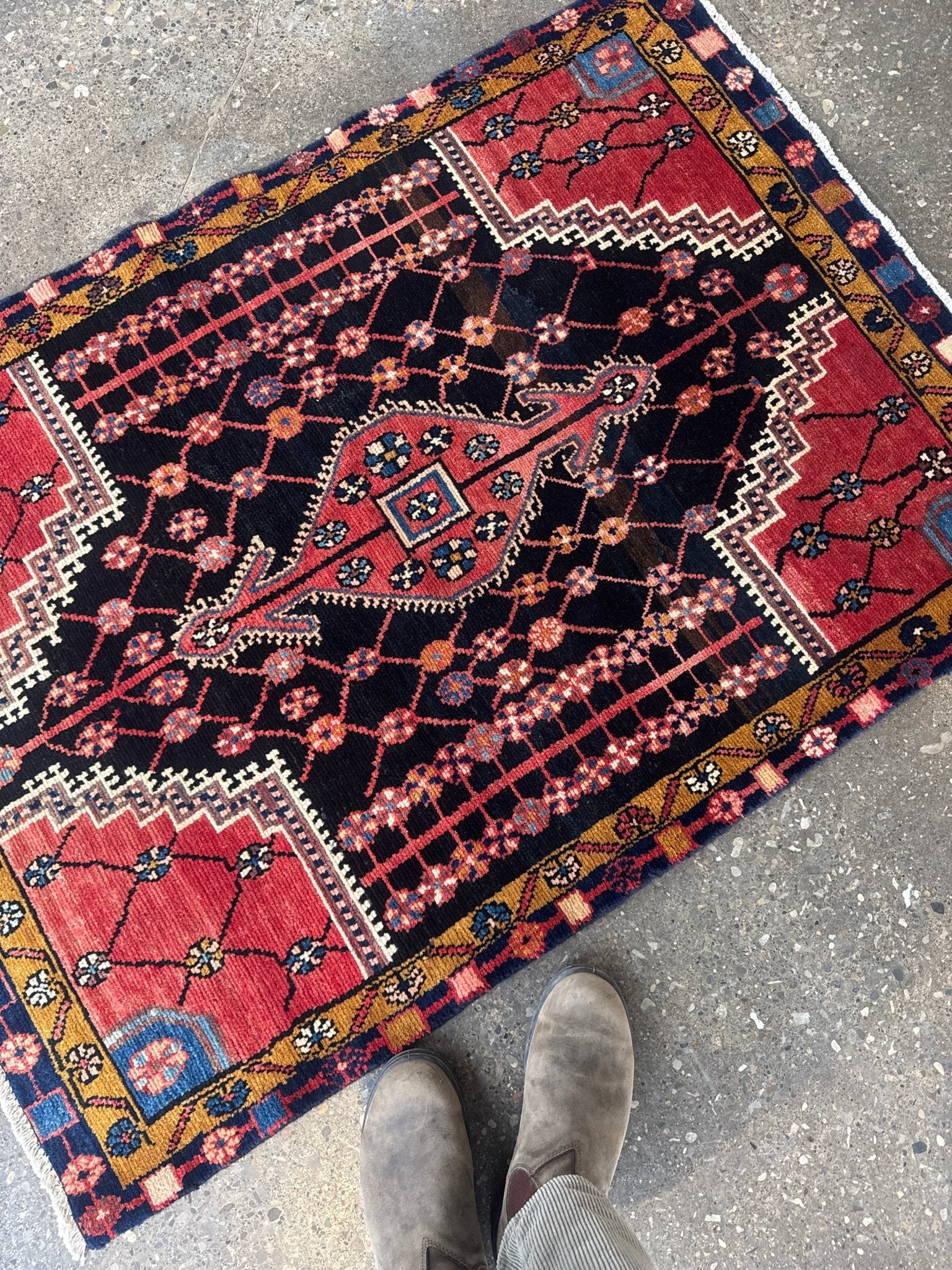 Persian Jozan Rug | 3' 3" x 4' 6" - Rug the Rock - 