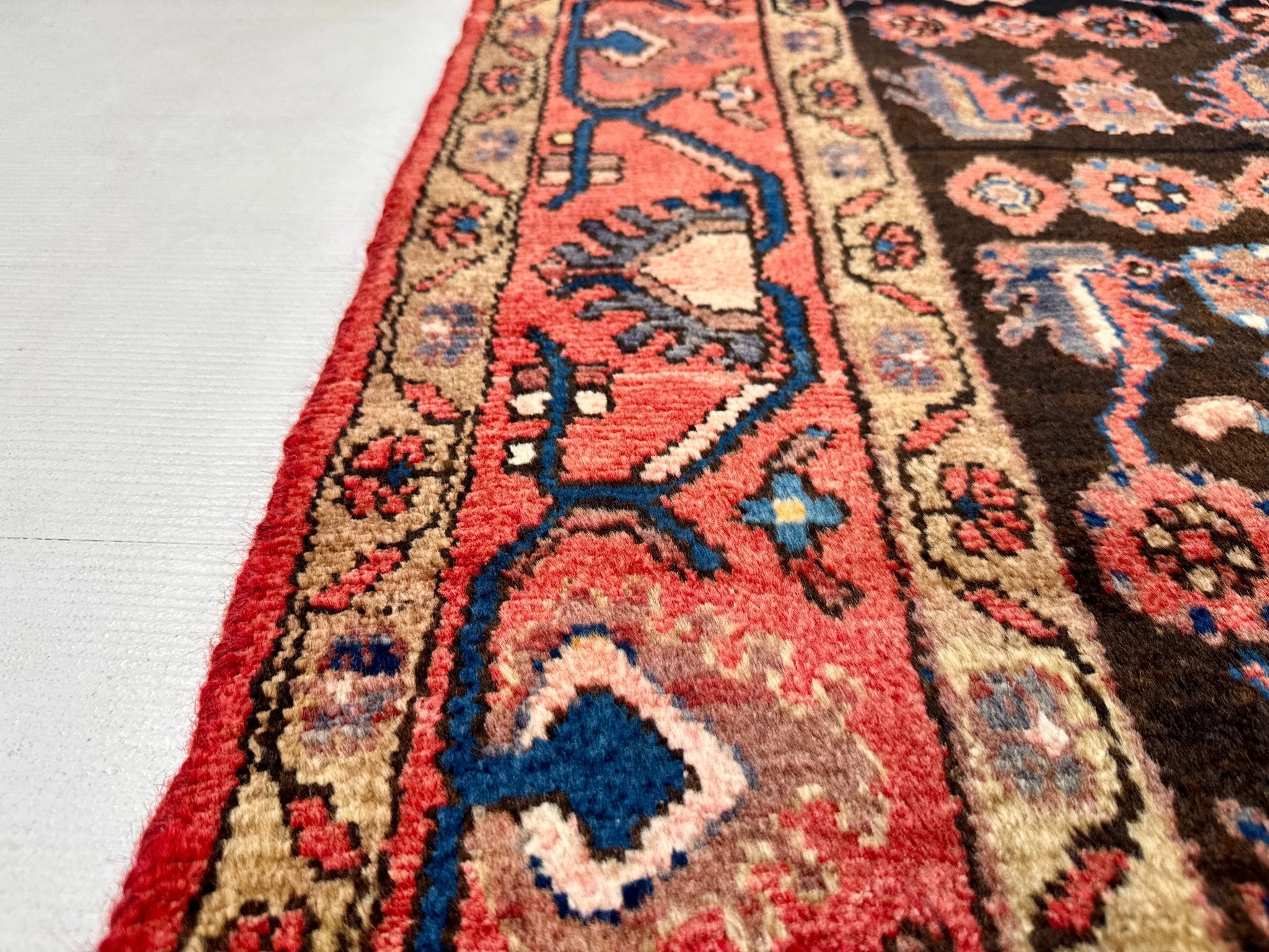 Persian Jozan Rug | 3' 5” x 4' 11" - Rug the Rock - 