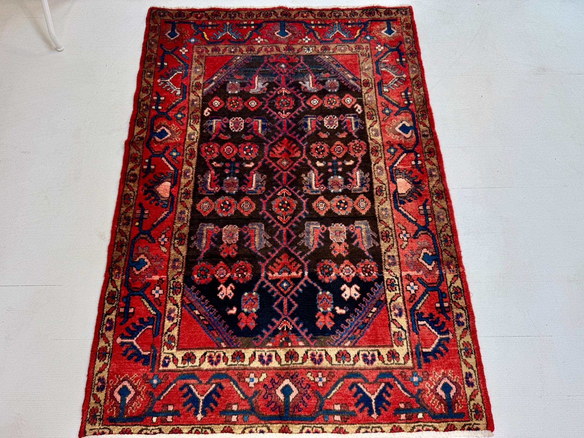 Persian Jozan Rug | 3' 5” x 4' 11" - Rug the Rock - 