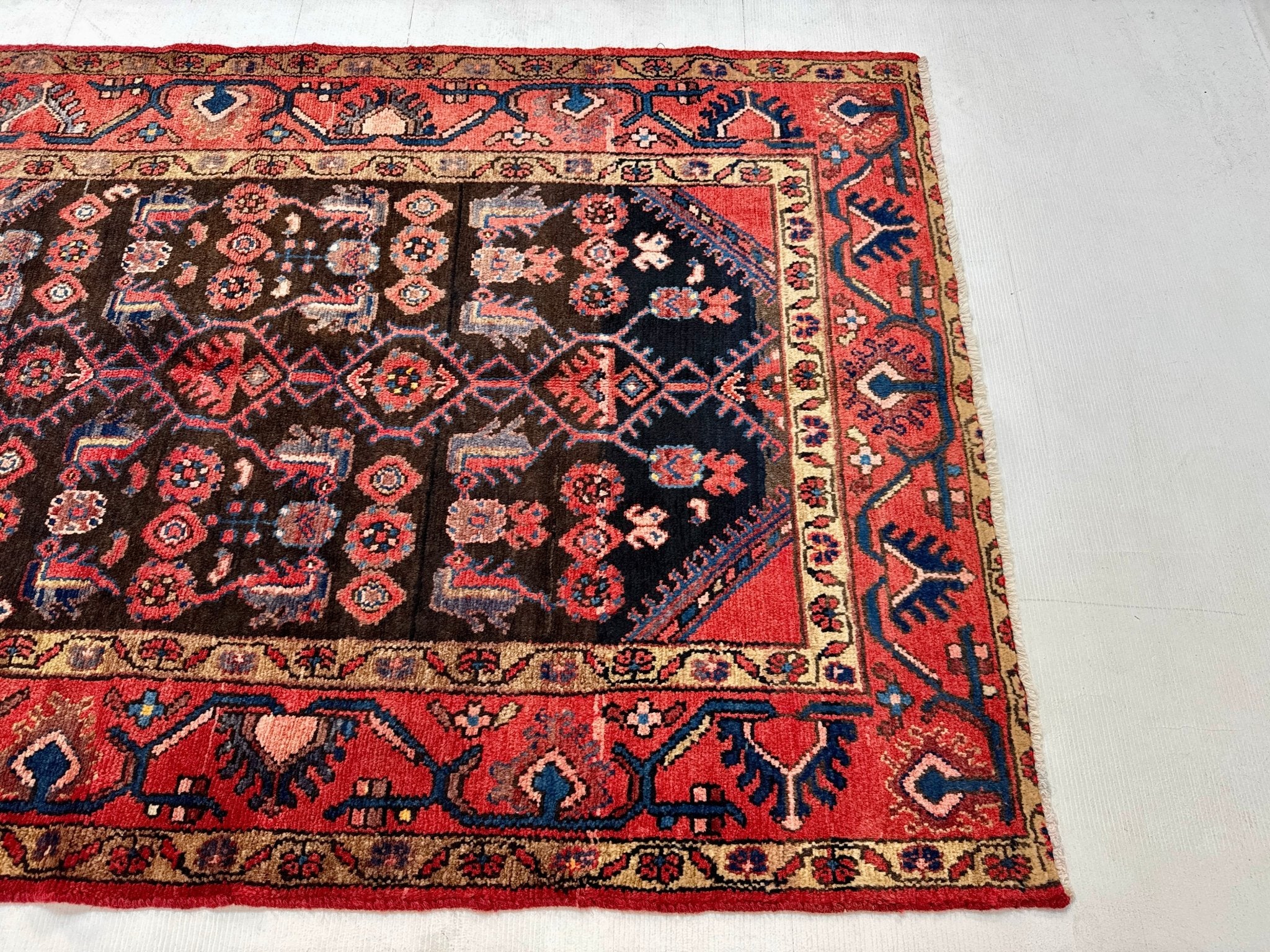 Persian Jozan Rug | 3' 5” x 4' 11" - Rug the Rock - 