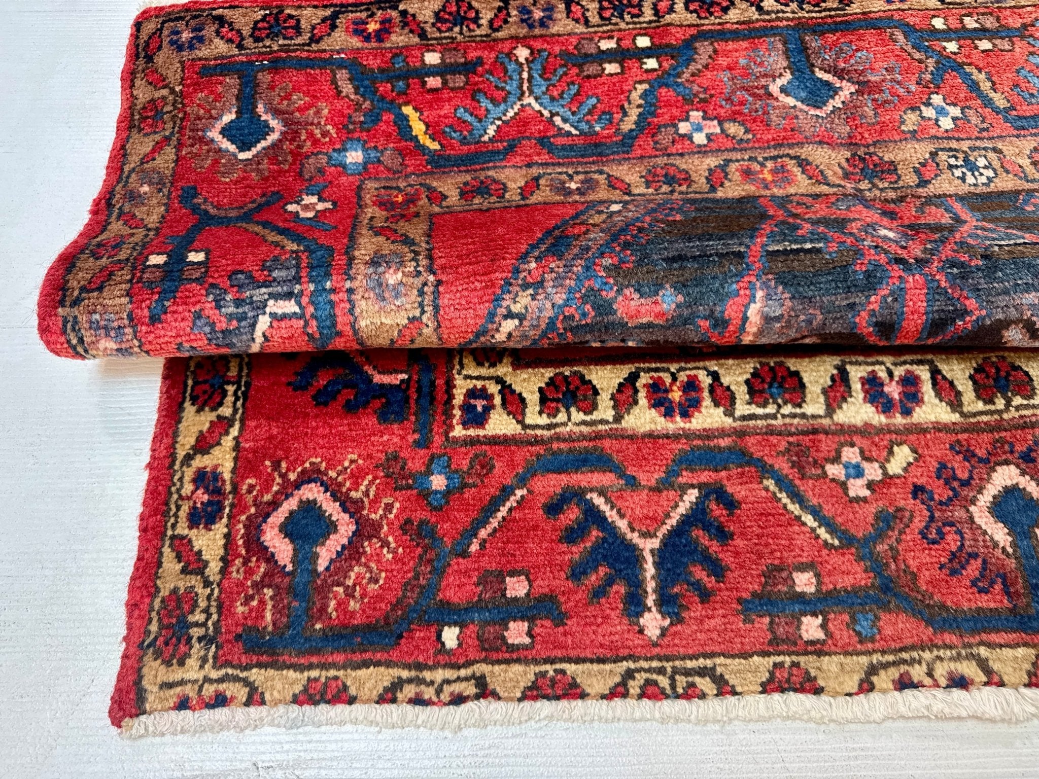 Persian Jozan Rug | 3' 5” x 4' 11" - Rug the Rock - 