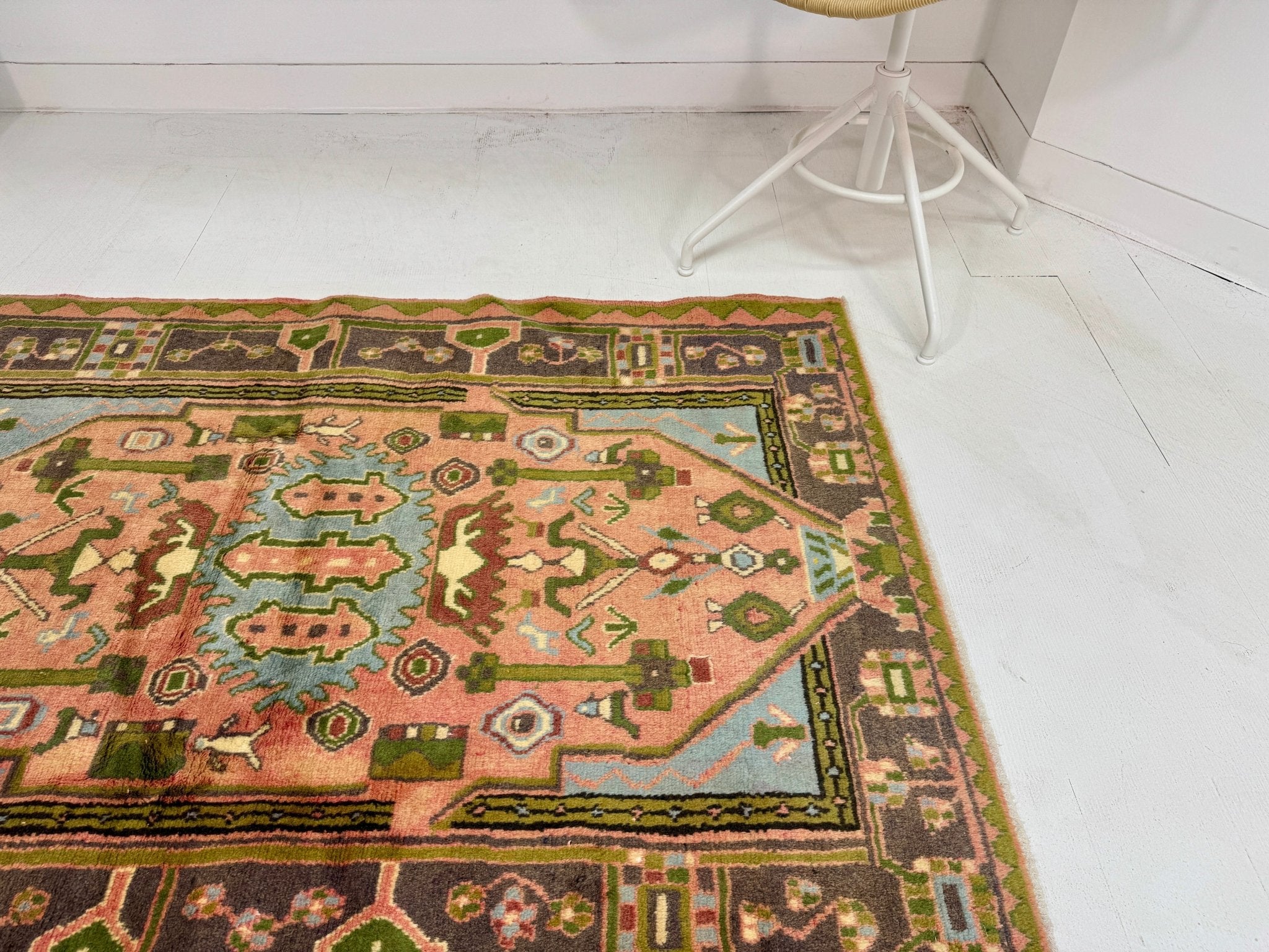 Persian Jozan Rug | 3' 7” x 4' 11" - Rug the Rock - 
