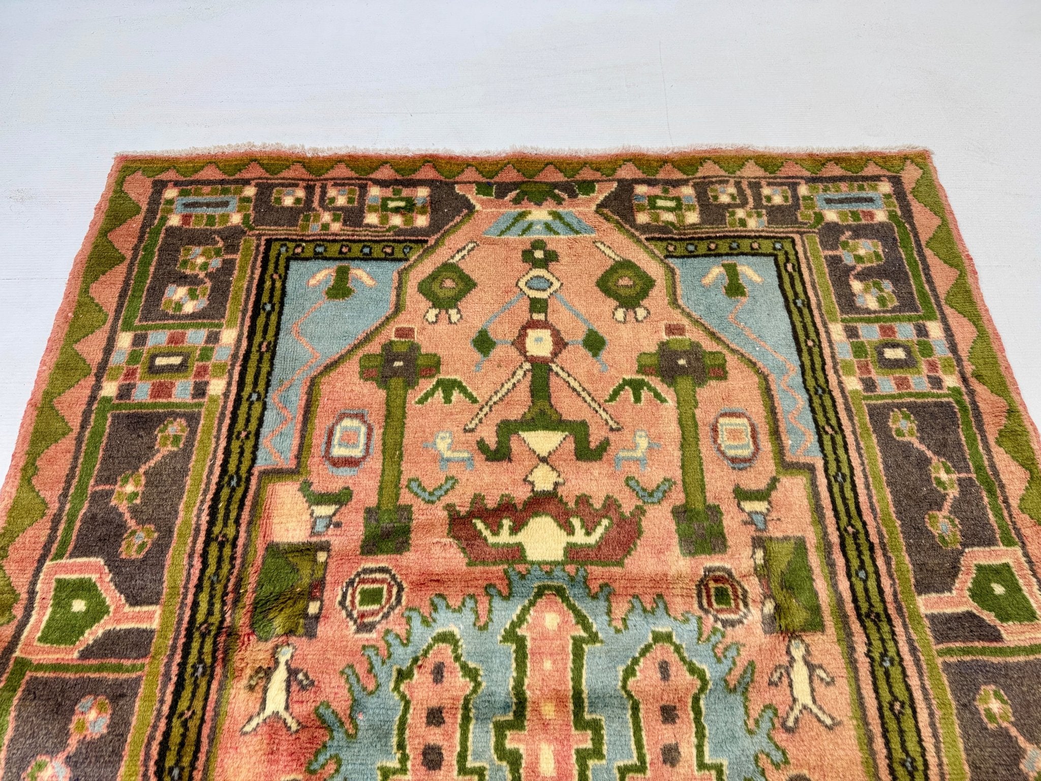 Persian Jozan Rug | 3' 7” x 4' 11" - Rug the Rock - 
