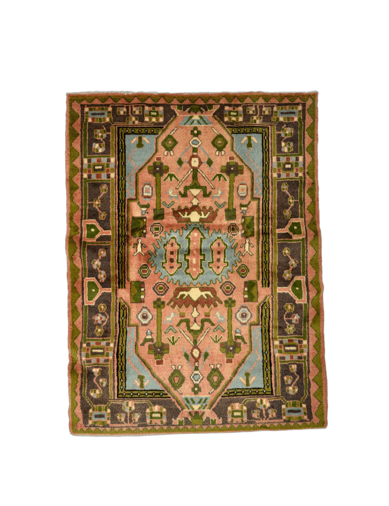 Persian Jozan Rug | 3' 7” x 4' 11" - Rug the Rock - 