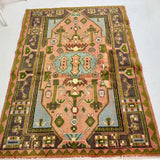 Persian Jozan Rug | 3' 7” x 4' 11" - Rug the Rock - 