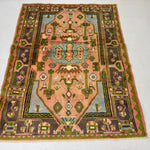 Persian Jozan Rug | 3' 7” x 4' 11" - Rug the Rock - 