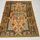 Persian Jozan Rug | 3' 7” x 4' 11" - Rug the Rock - 