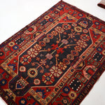 Persian Jozan Rug | 3' 9” x 5' 3" - Rug the Rock - 