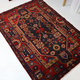Persian Jozan Rug | 3' 9” x 5' 3" - Rug the Rock - 