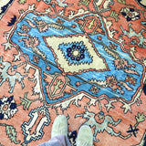 Persian Karaja Rug | 7' 11" x 9' 5" - Rug the Rock - 