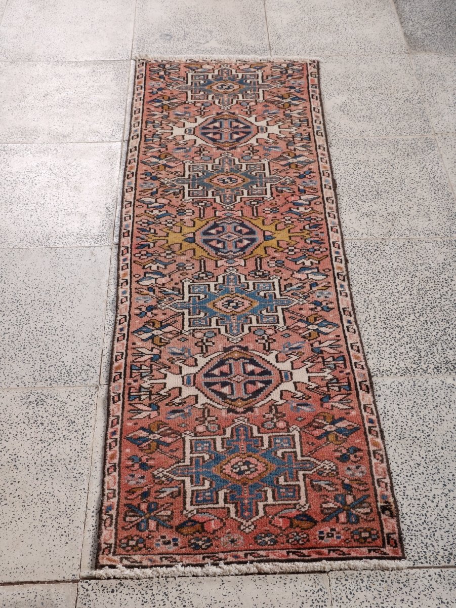 Persian Karaja Runner Rug | 1' 8” x 5' 2" - Rug the Rock - 