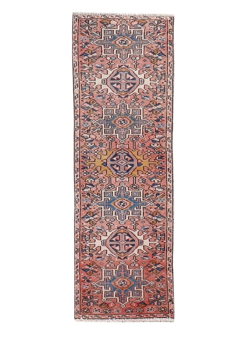 Persian Karaja Runner Rug | 1' 8” x 5' 2" - Rug the Rock - 