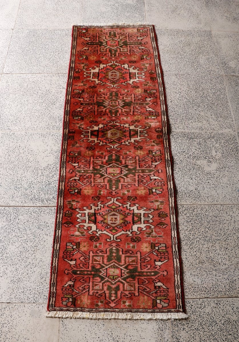 Persian Karaja Runner Rug | 1' 8” x 5' 6" - Rug the Rock - 