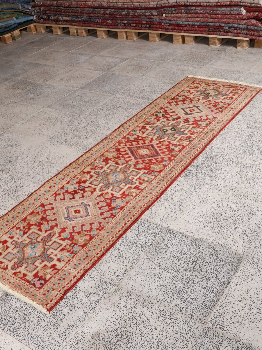 Persian Karaja Runner Rug | 2' 2” x 7' 10" - Rug the Rock - 