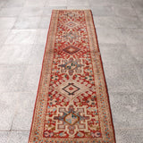 Persian Karaja Runner Rug | 2' 2” x 7' 10" - Rug the Rock - 