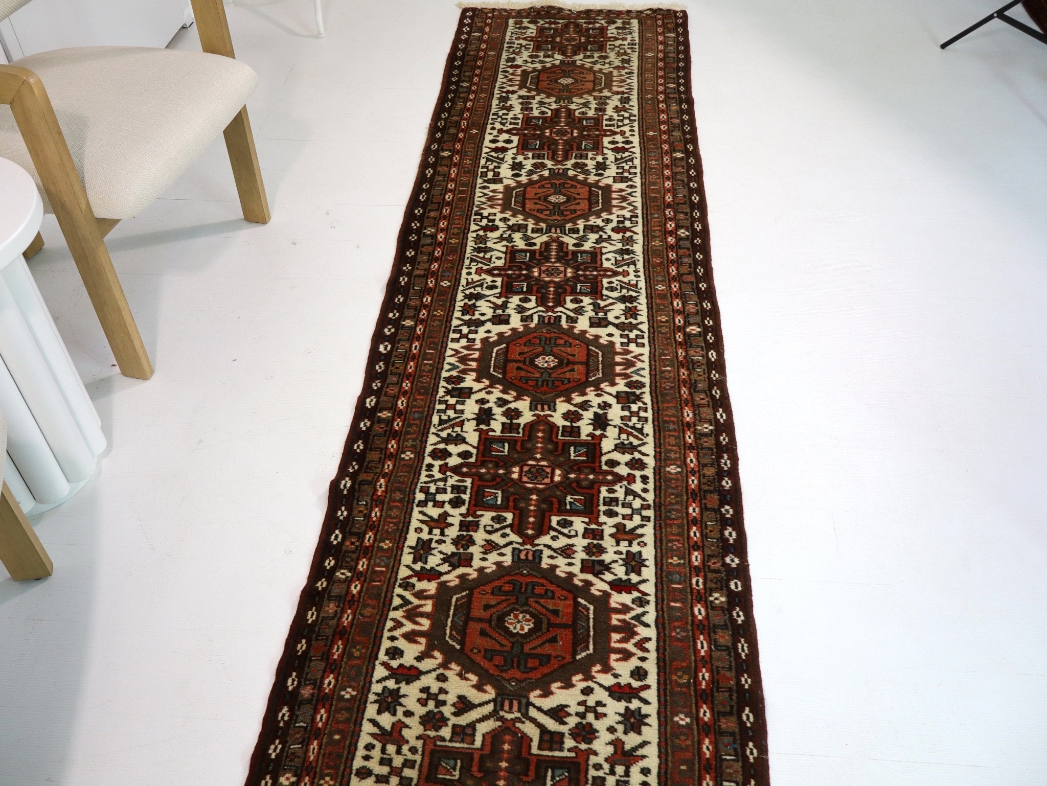 Persian Karaja Runner Rug | 2' 5" x 9' 6" - Rug the Rock - 