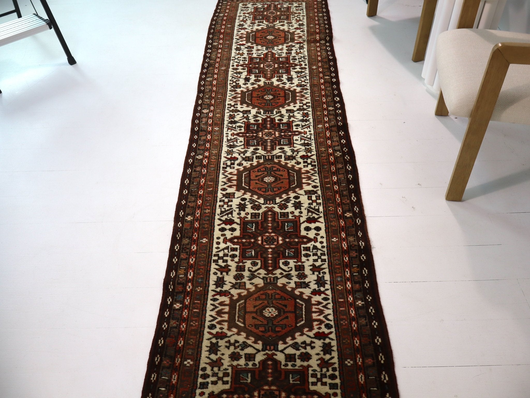 Persian Karaja Runner Rug | 2' 5" x 9' 6" - Rug the Rock - 