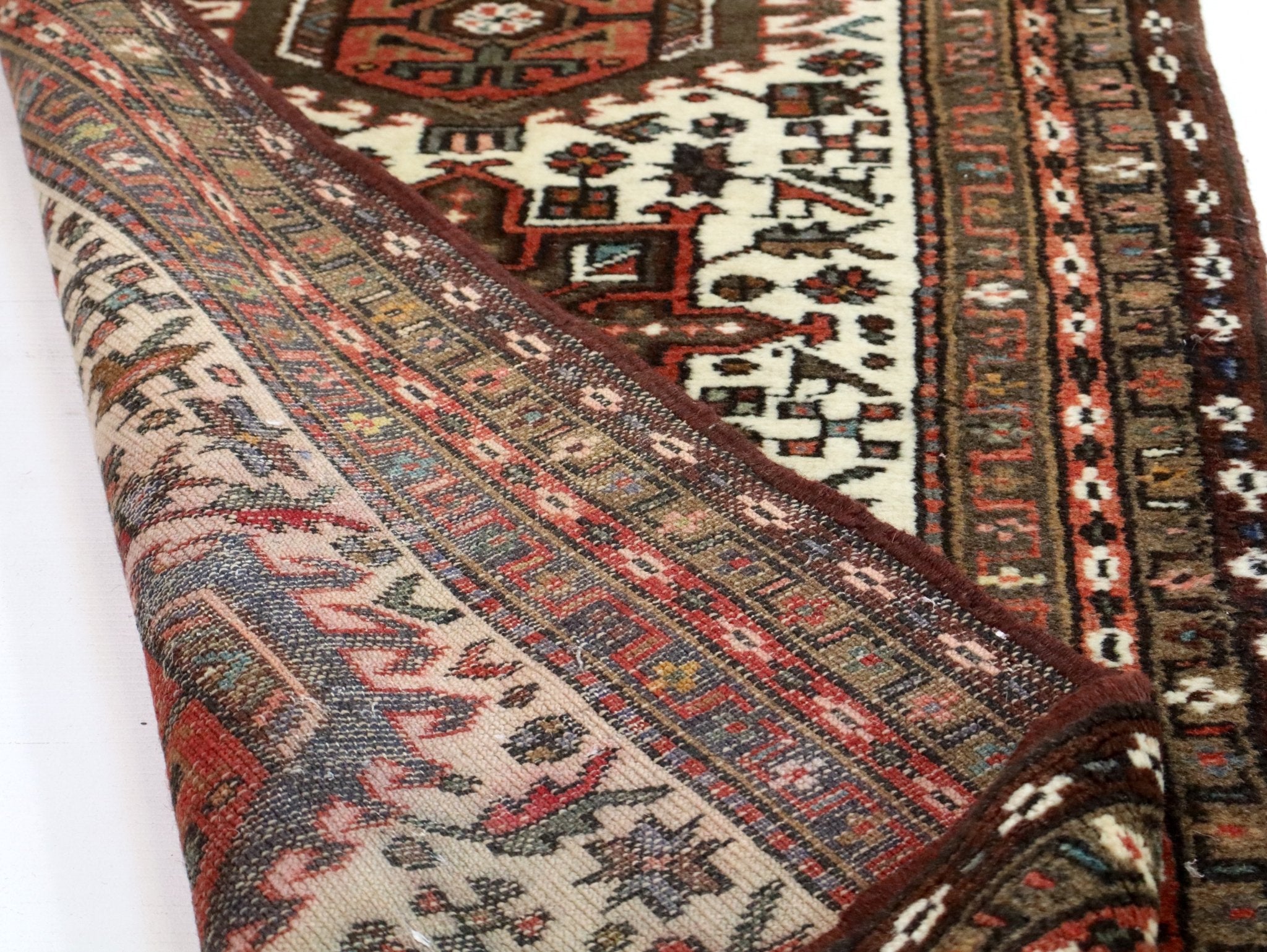 Persian Karaja Runner Rug | 2' 5" x 9' 6" - Rug the Rock - 