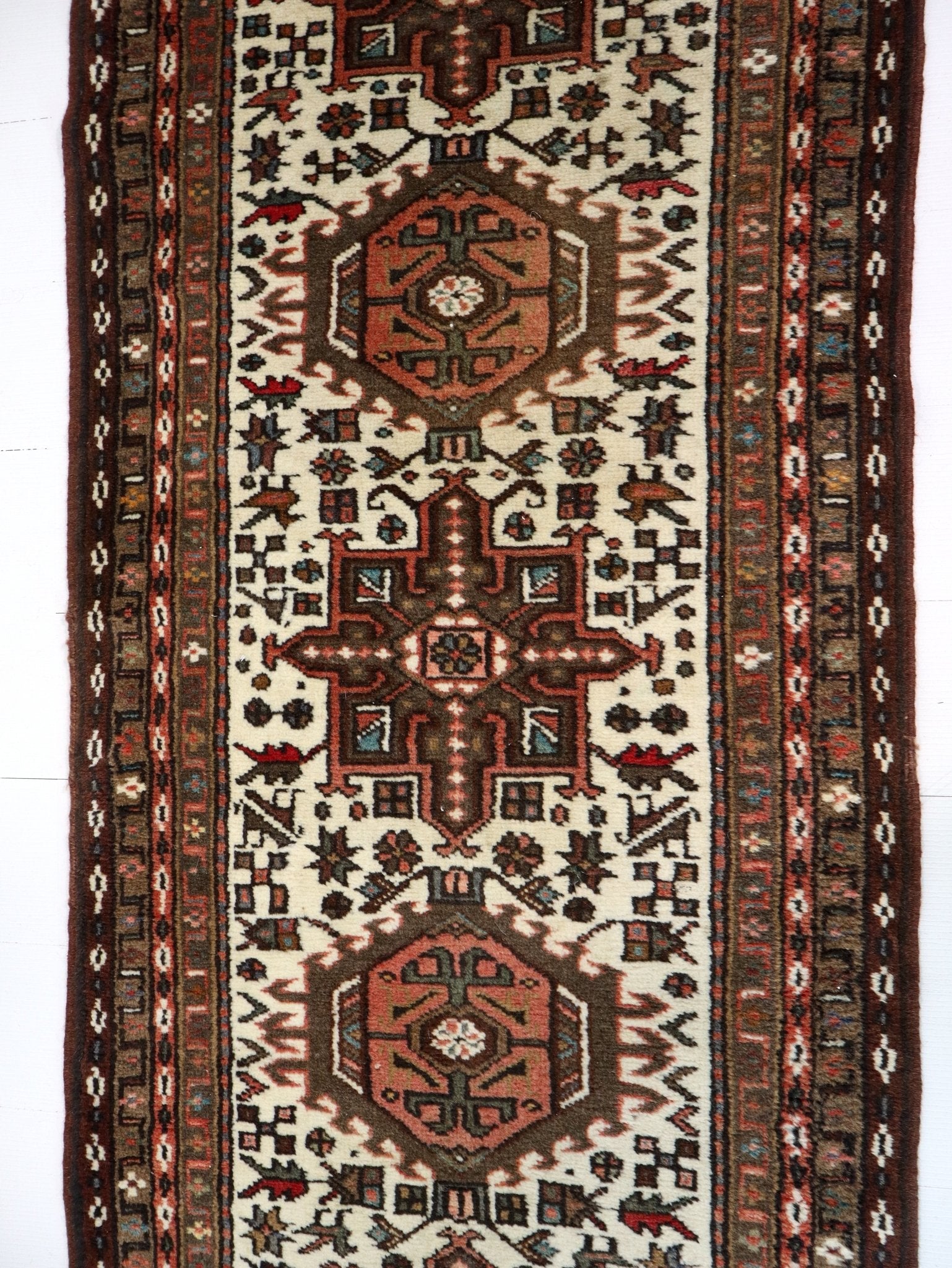 Persian Karaja Runner Rug | 2' 5" x 9' 6" - Rug the Rock - 