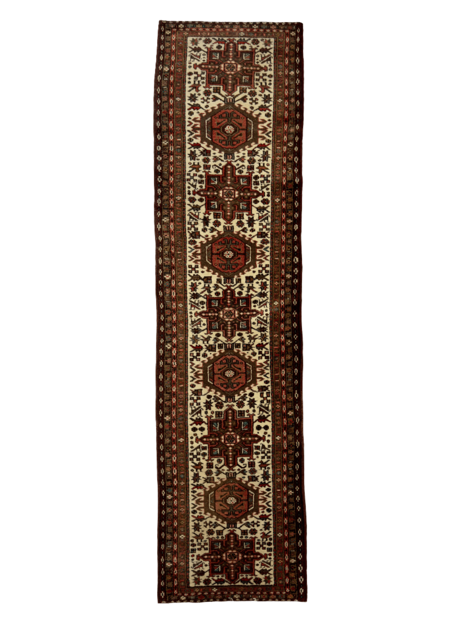 Persian Karaja Runner Rug | 2' 5" x 9' 6" - Rug the Rock - 