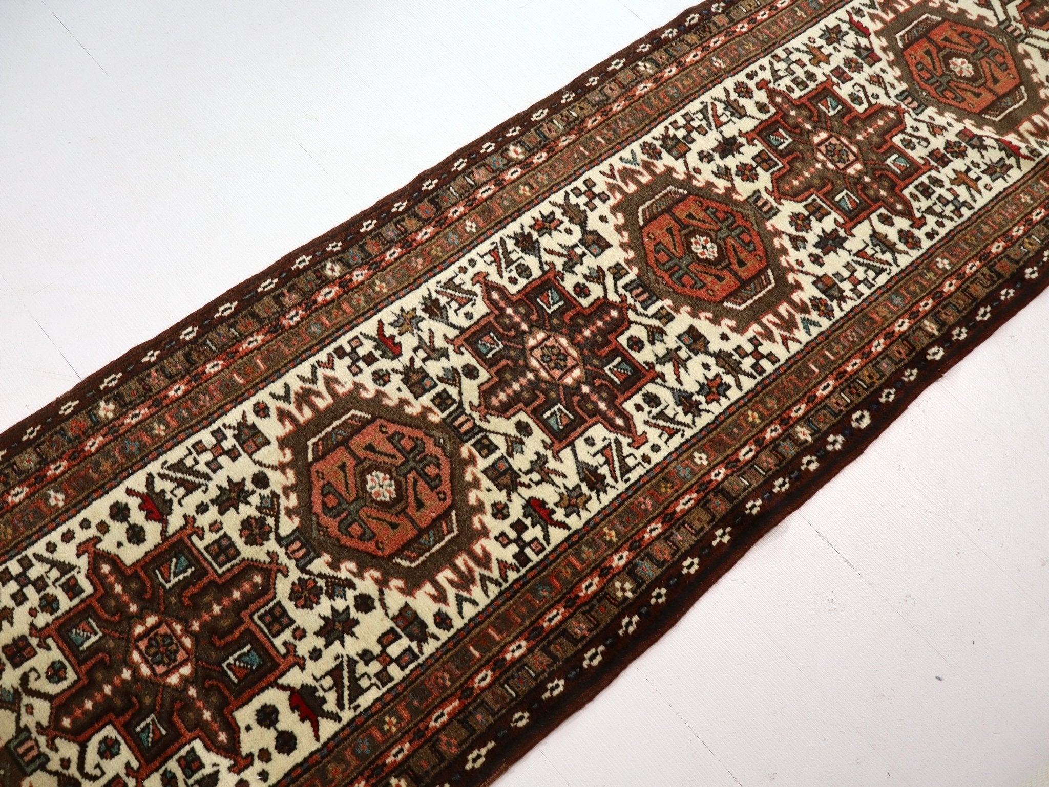 Persian Karaja Runner Rug | 2' 5" x 9' 6" - Rug the Rock - 