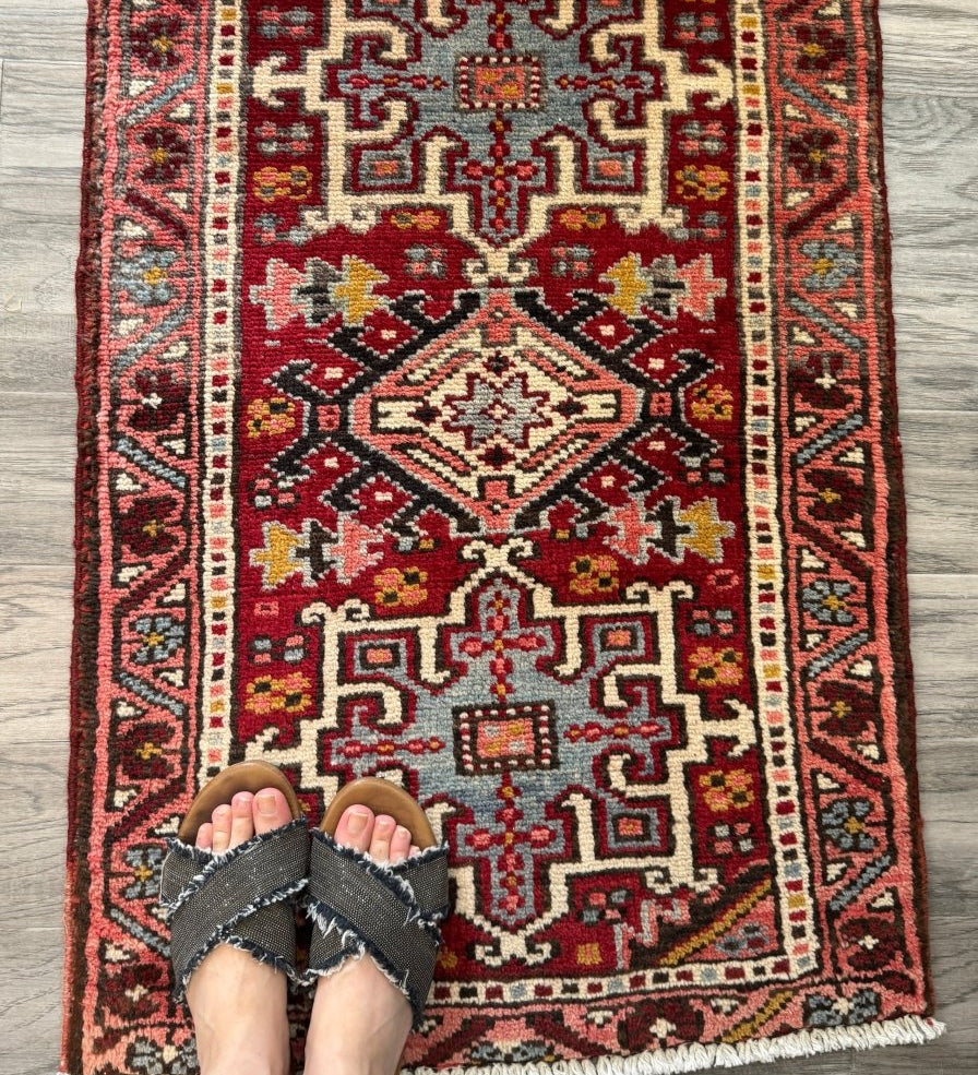 Persian Karaja Runner Rug | 2' x 5' 8" - Rug the Rock