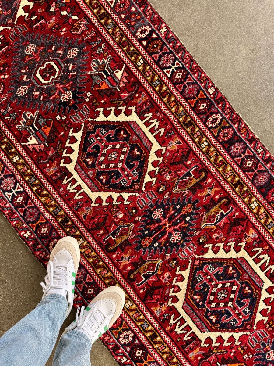 Persian Karaja Runner Rug | 3' 1" x 13' - Rug the Rock