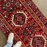 Persian Karaja Runner Rug | 3' 1" x 13' - Rug the Rock