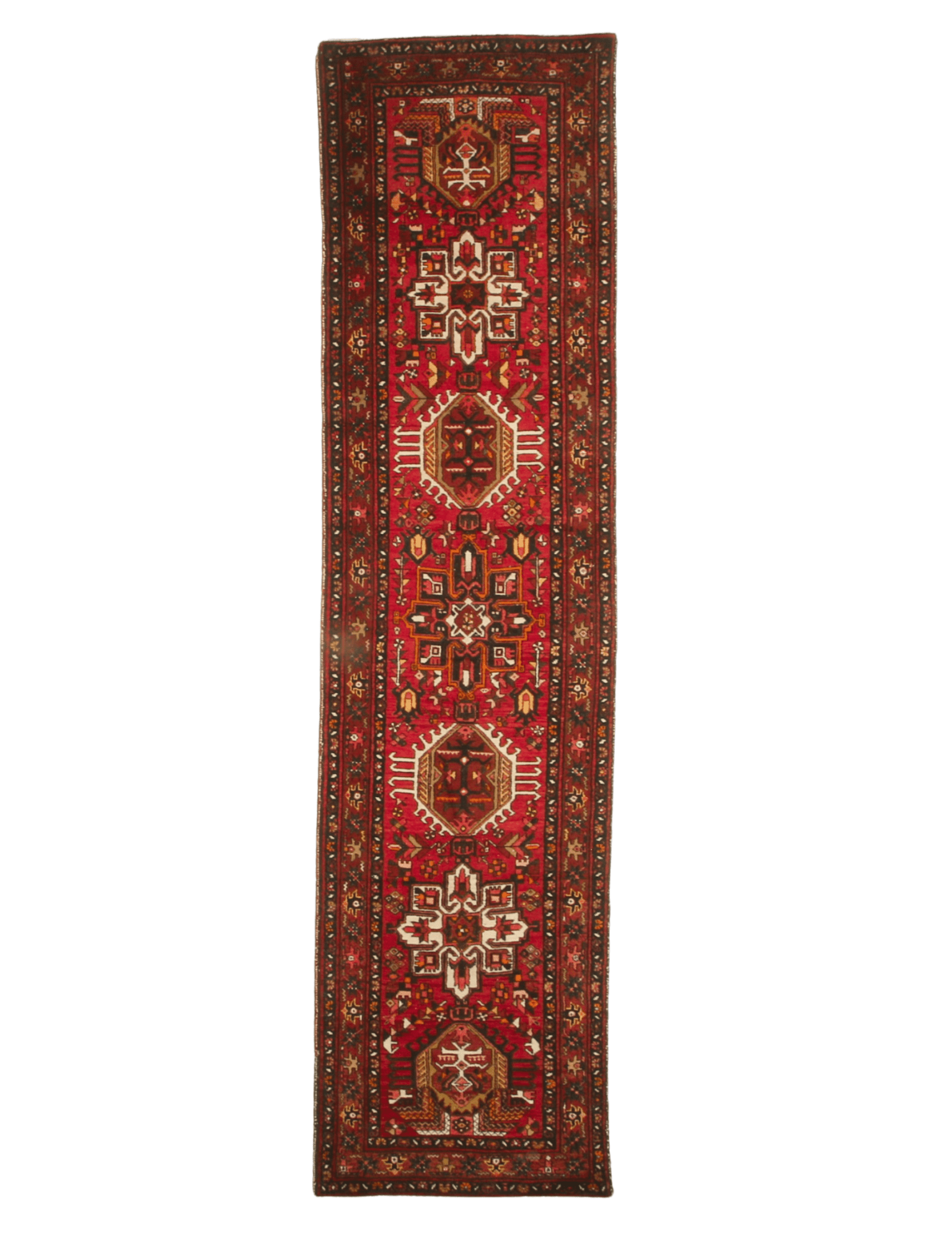 Persian Karaja Runner Rug | 3' 2" x 12' 7" - Rug the Rock - available