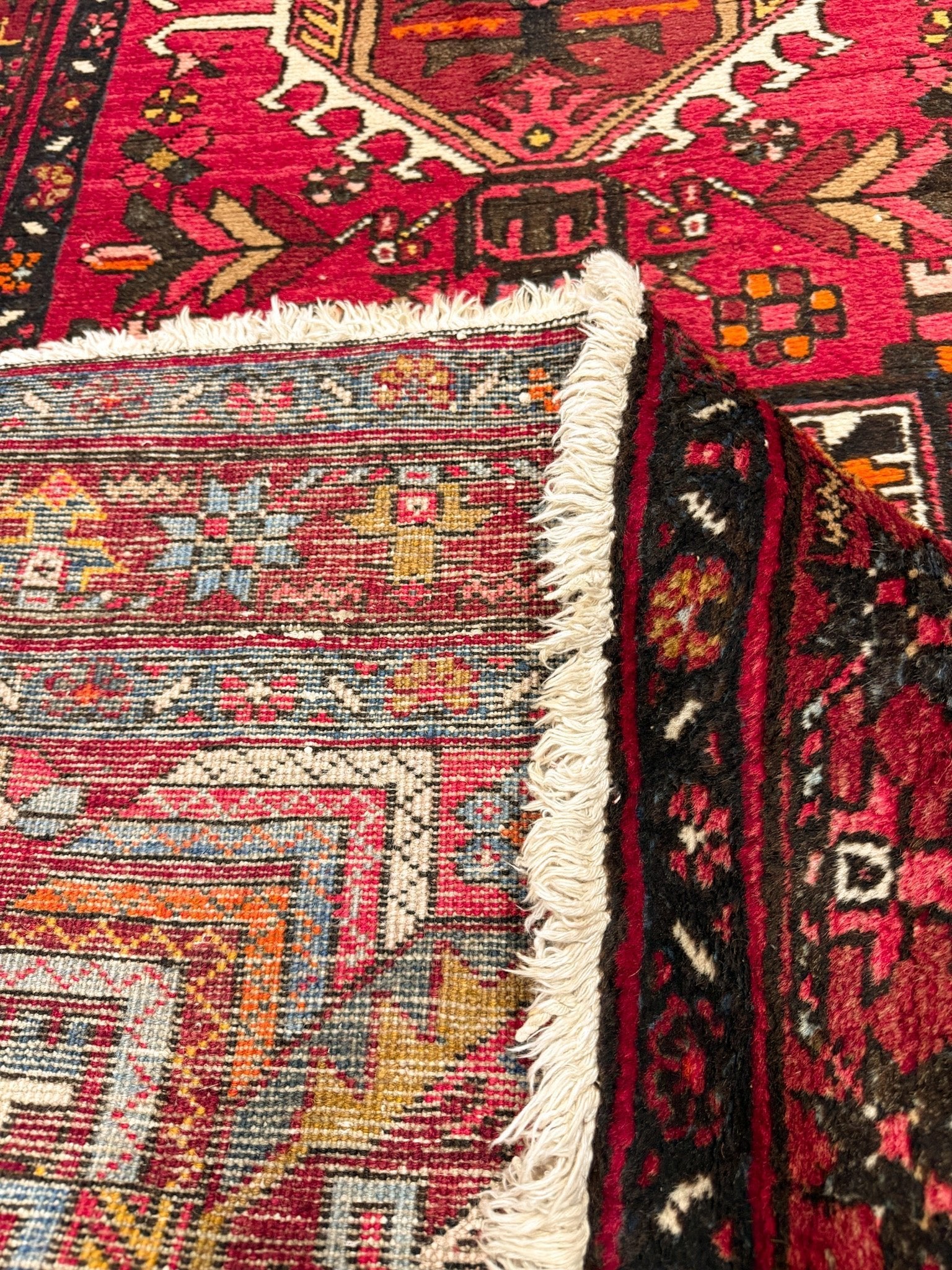 Persian Karaja Runner Rug | 3' 2" x 12' 7" - Rug the Rock - available