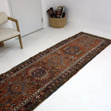 Persian Karaja Runner Rug | 3' 4" x 11' 10" - Rug the Rock - 