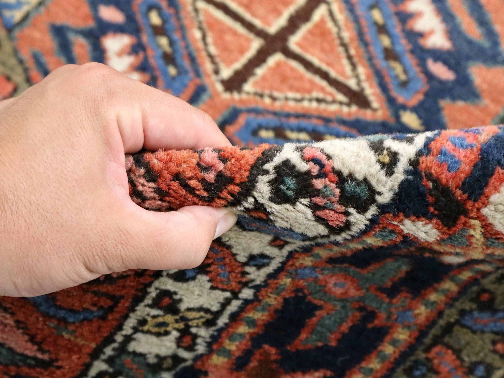 Persian Karaja Runner Rug | 3' 4" x 11' 10" - Rug the Rock - 