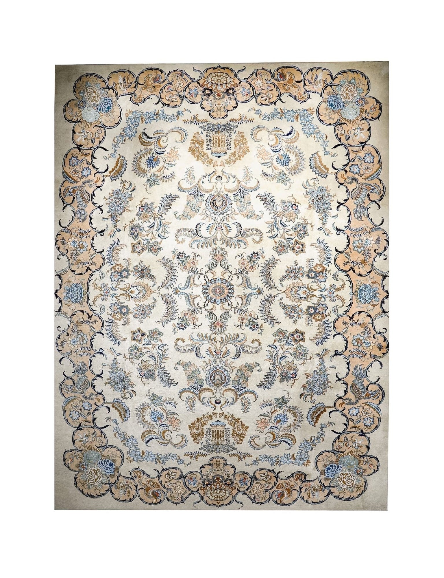 Persian Kashan Rug | 10' 2" x 13' 1" - Rug the Rock - available