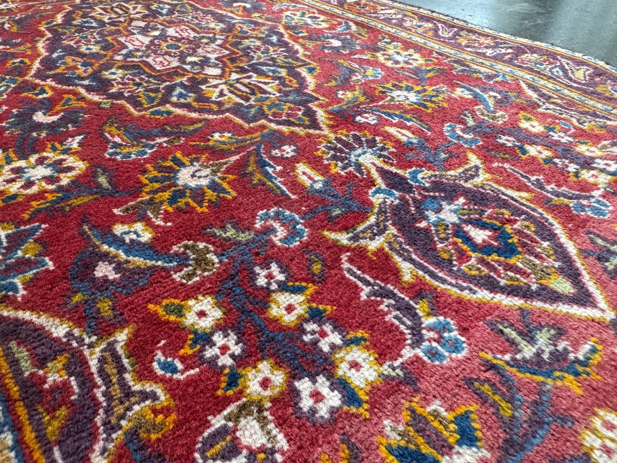 Persian Kashan Rug | 2' 1" x 4' 8" - Rug the Rock - 