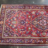 Persian Kashan Rug | 2' 1" x 4' 8" - Rug the Rock - 