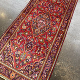 Persian Kashan Rug | 2' 1" x 4' 8" - Rug the Rock - 