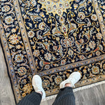 Persian Kashan Rug | 4' 10" x 7' 5" - Rug the Rock