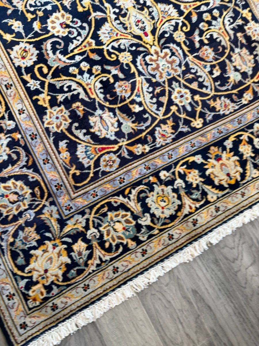 Persian Kashan Rug | 4' 10" x 7' 5" - Rug the Rock