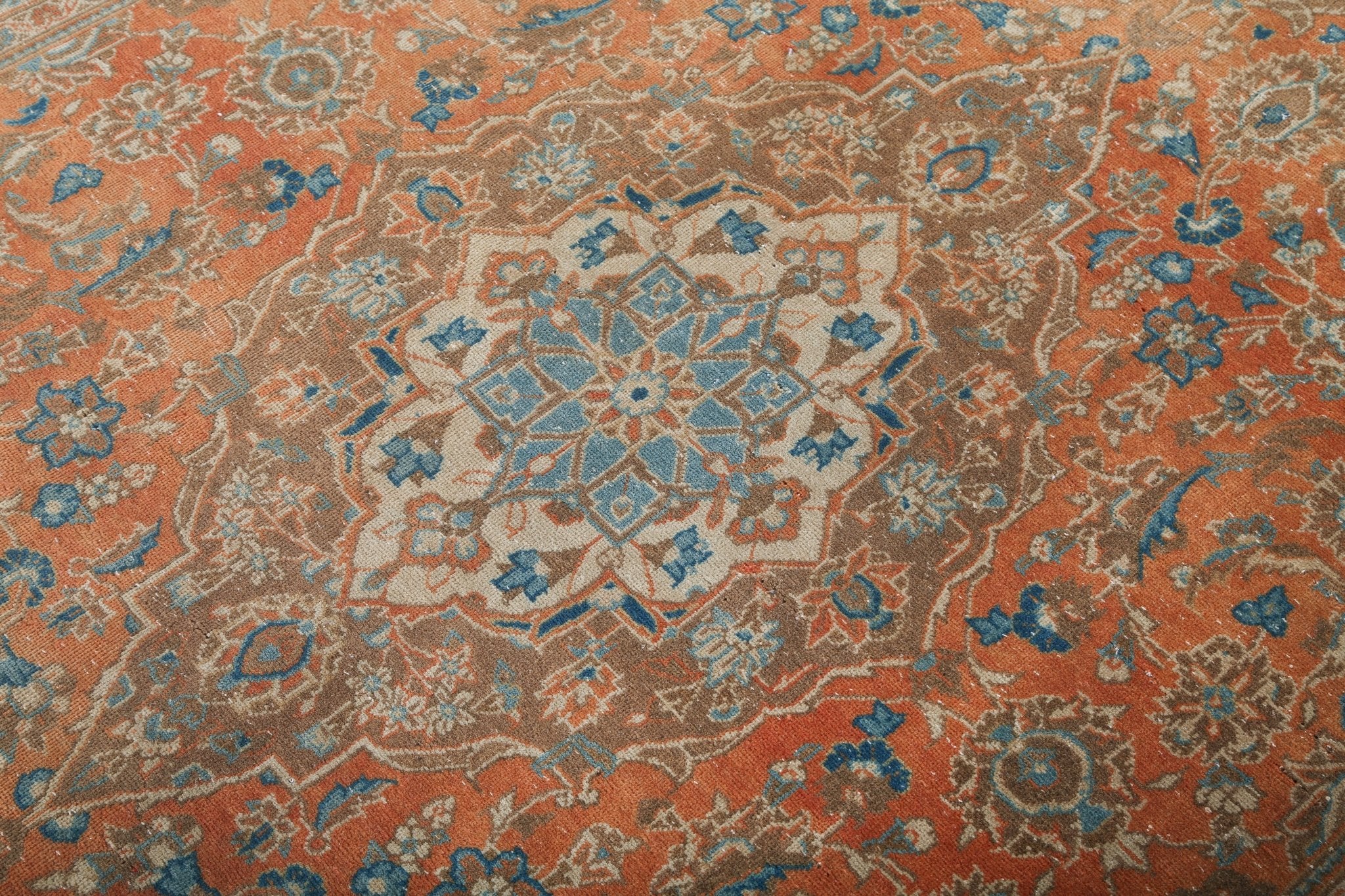 Persian Kashan Rug | 4' 3" x 8' 5" - Rug the Rock - 
