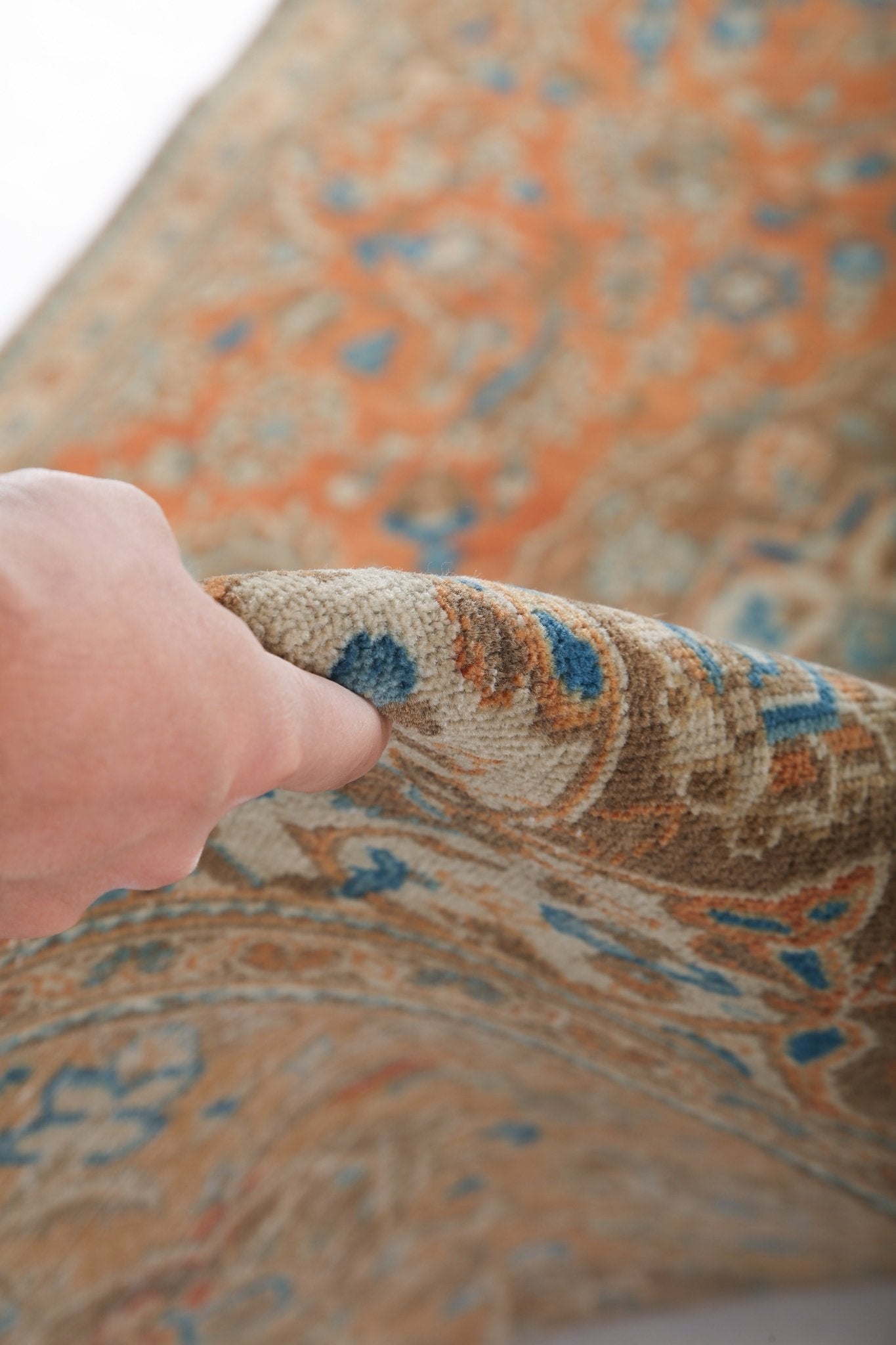 Persian Kashan Rug | 4' 3" x 8' 5" - Rug the Rock - 