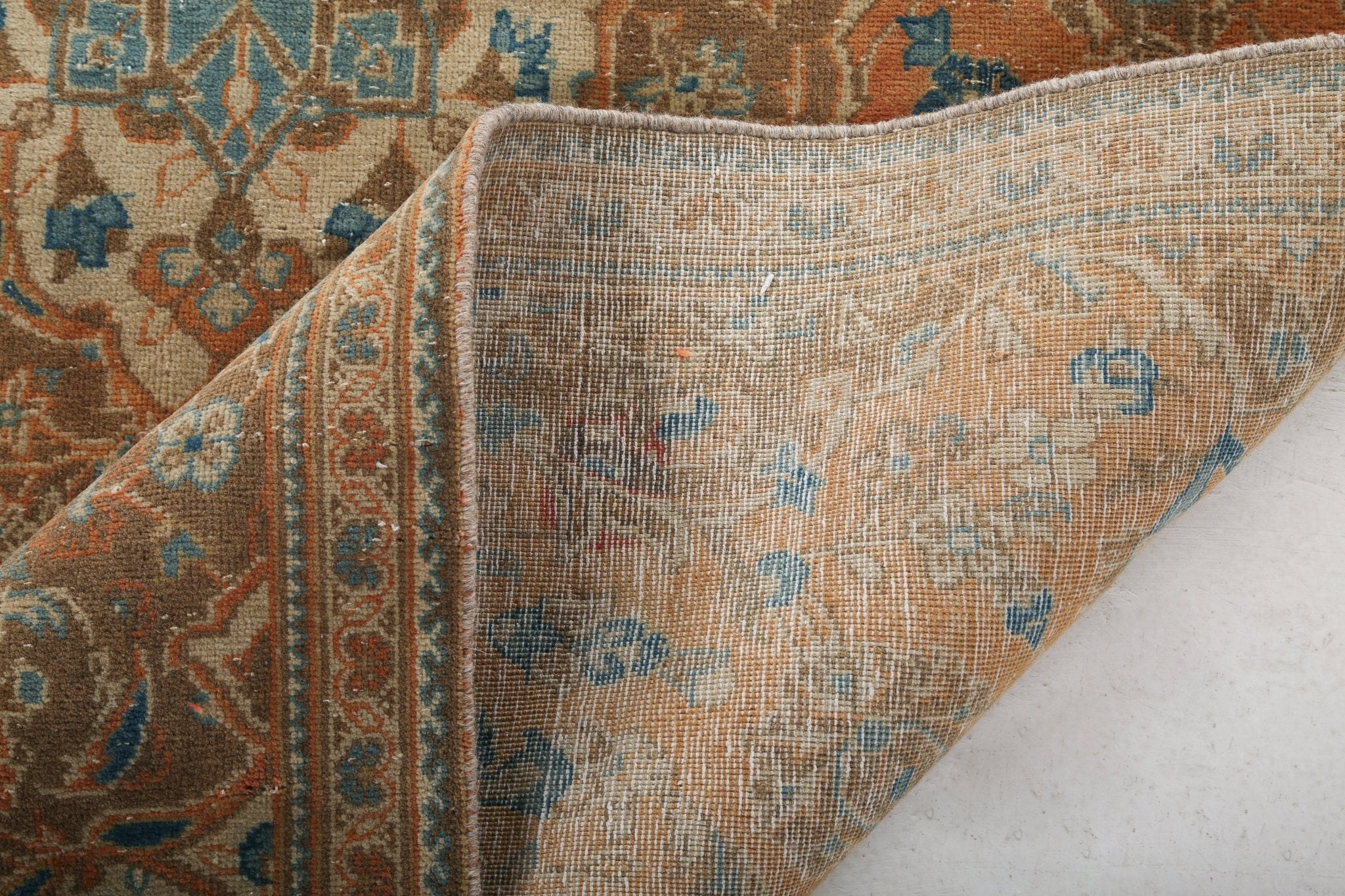 Persian Kashan Rug | 4' 3" x 8' 5" - Rug the Rock - 