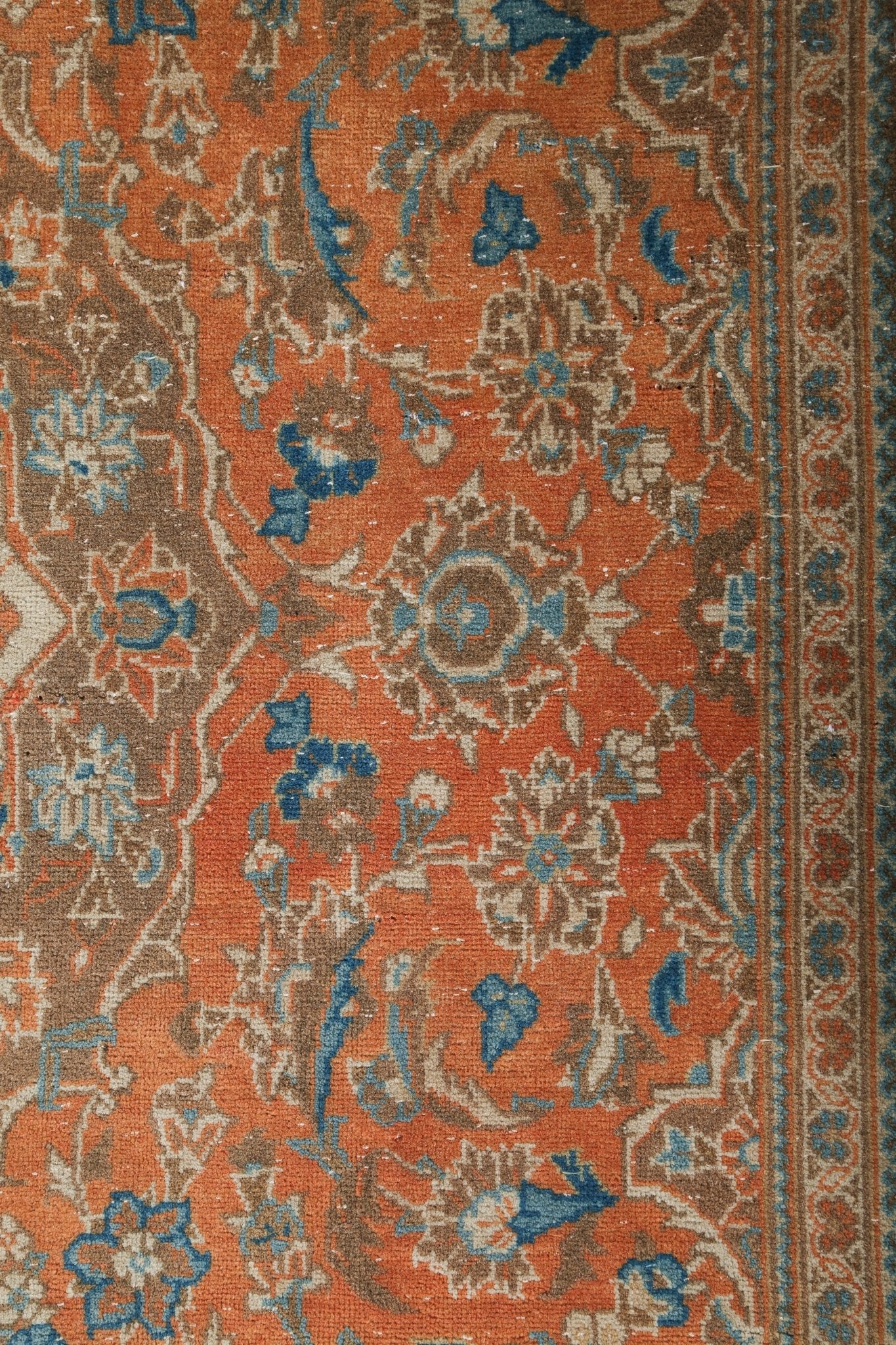 Persian Kashan Rug | 4' 3" x 8' 5" - Rug the Rock - 