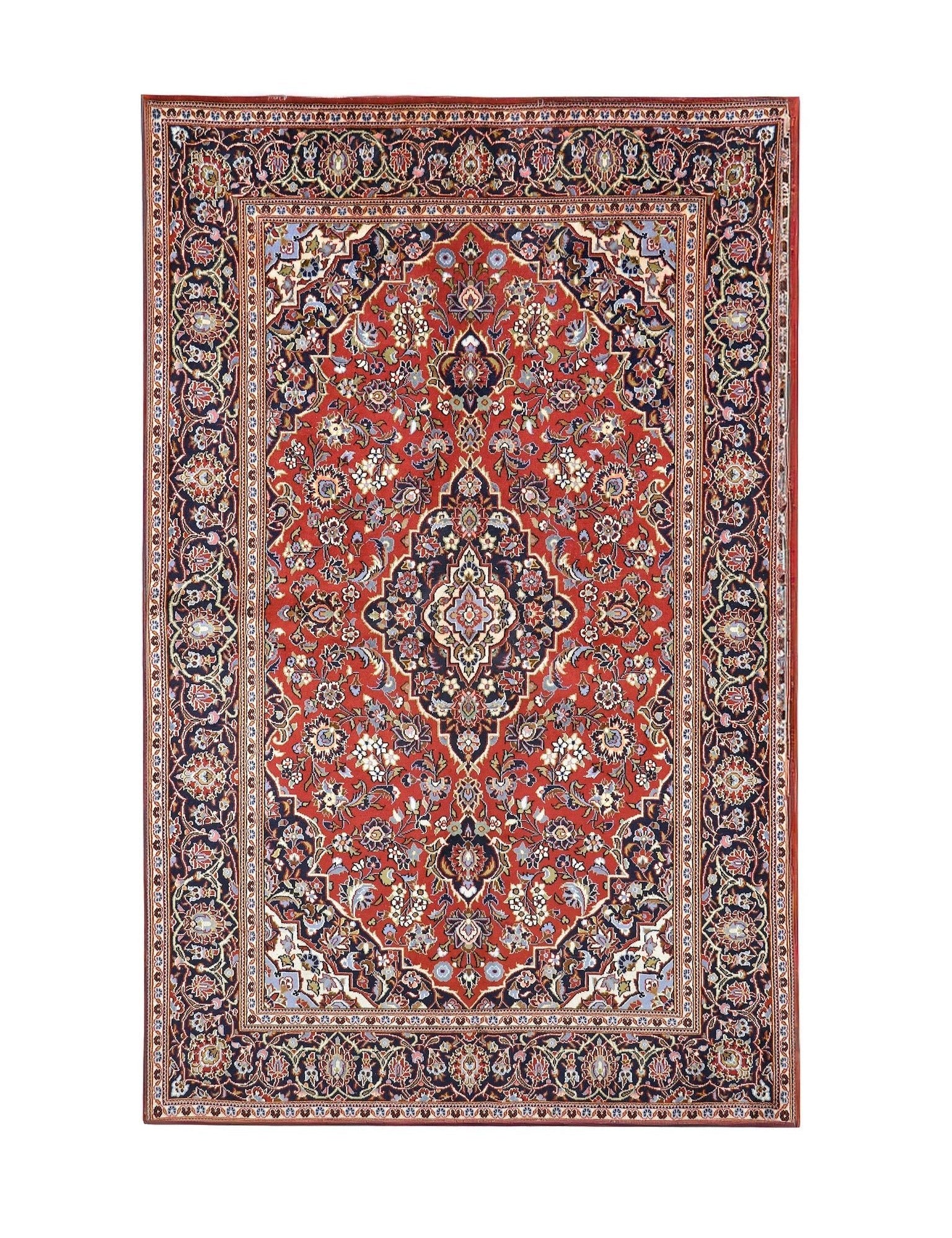 Persian Kashan Rug | 4' 6" x 6' 11" - Rug the Rock - available