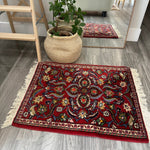 Persian Kashan Twin Rugs | 2' 2" x 2' 8" - Rug the Rock