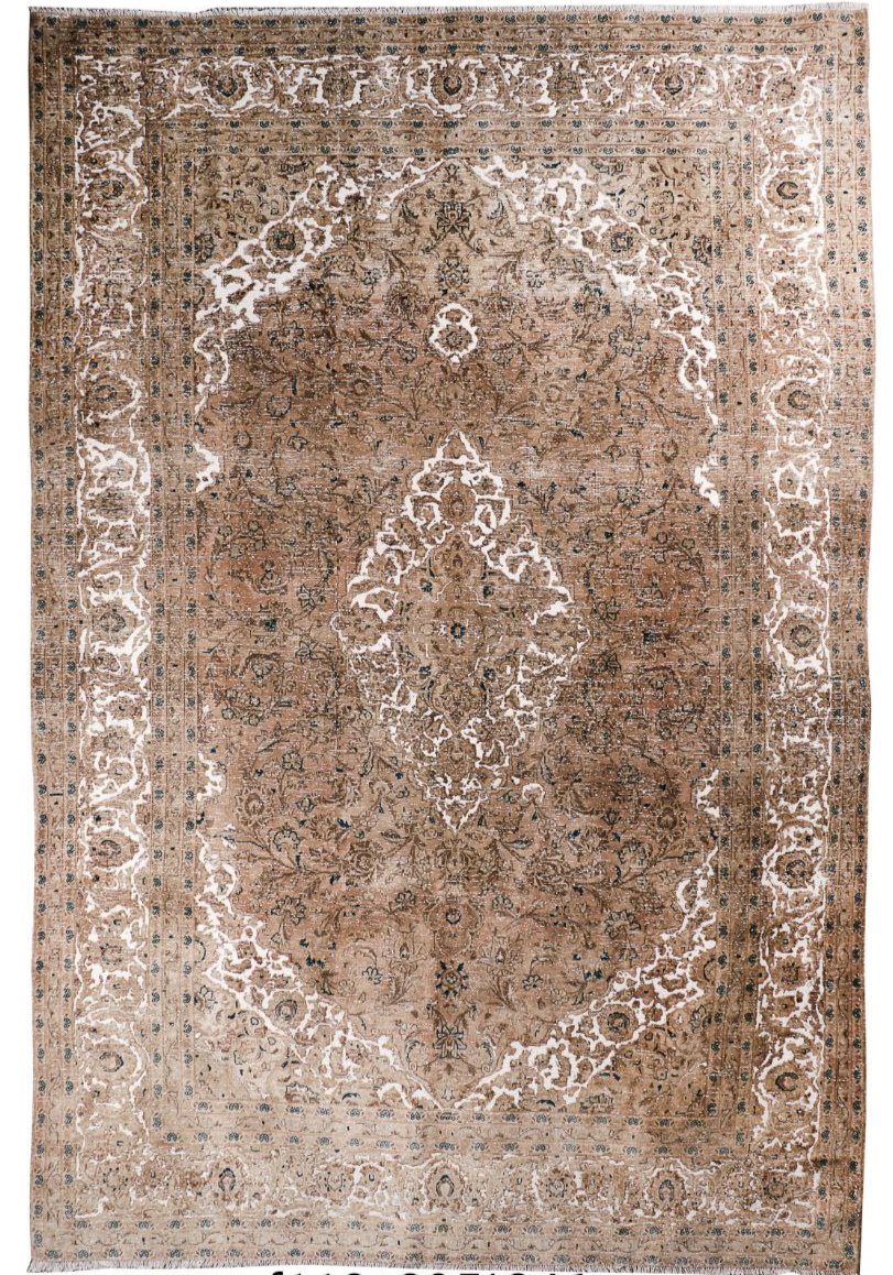 Persian Kashan Vintage Rug | 8' 1" x 12' 12" - Rug the Rock