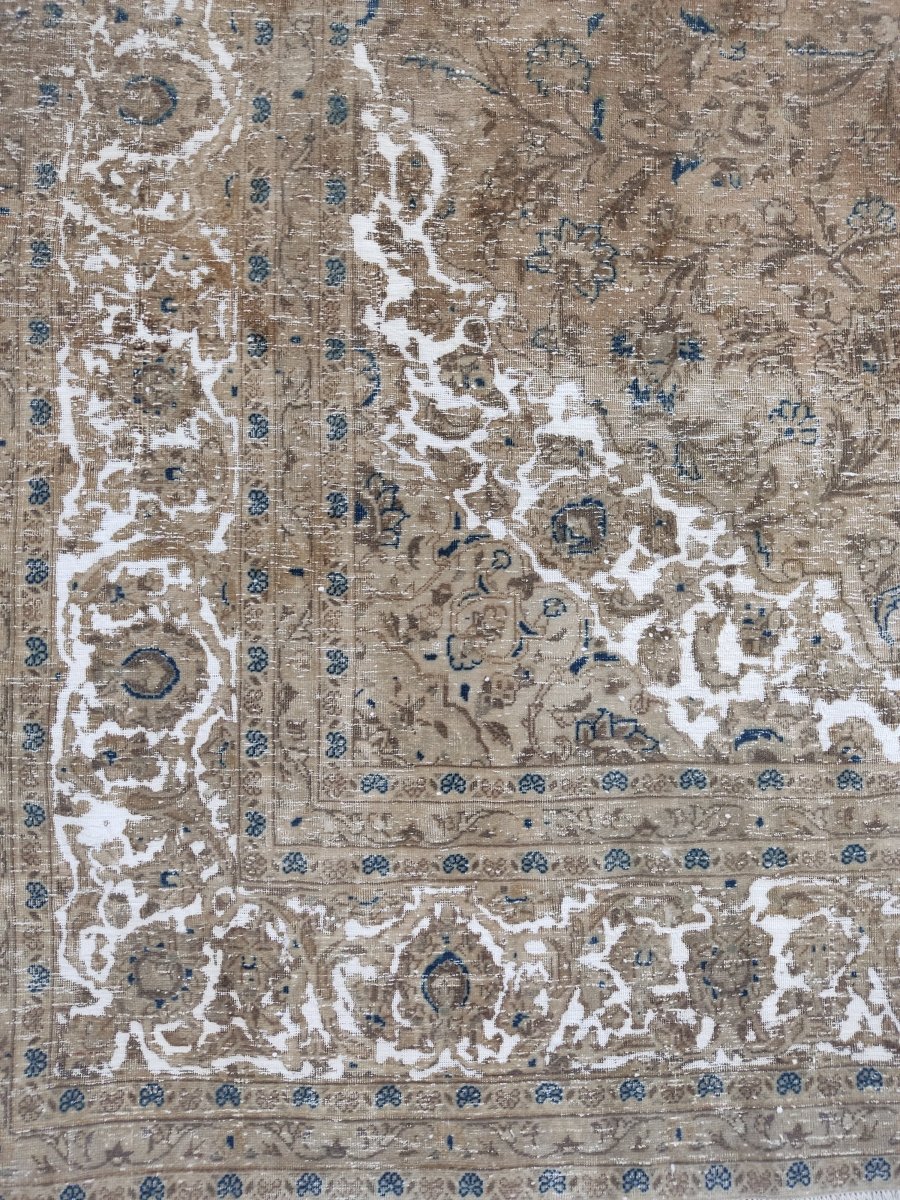 Persian Kashan Vintage Rug | 8' 1" x 12' 12" - Rug the Rock